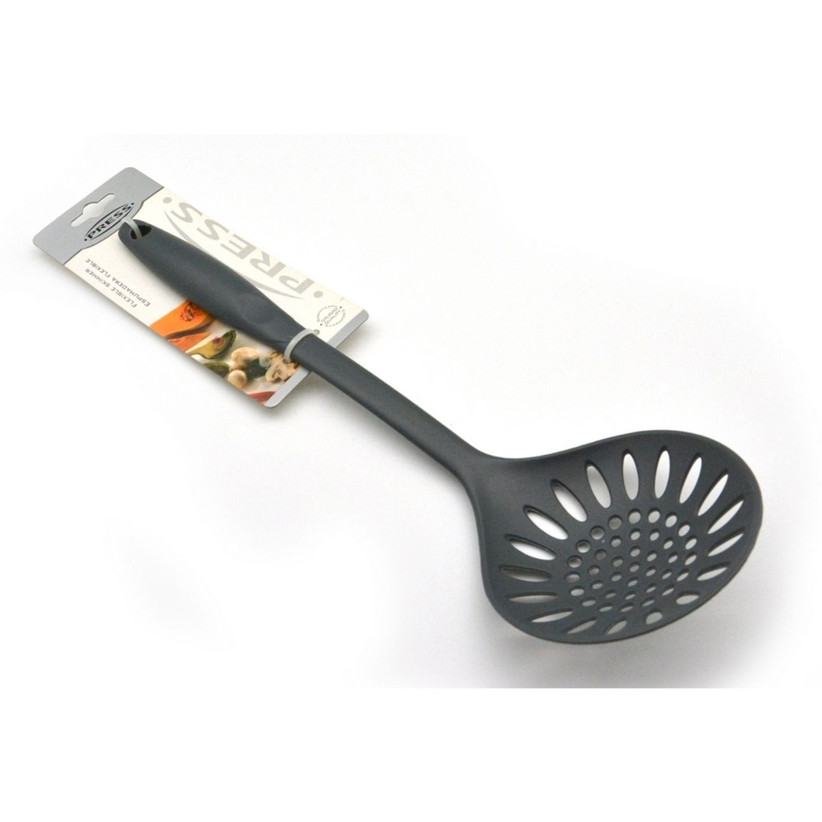 PRESS - Espumadera De Cocina en Nylon Antiadherente PRESS 76401 Gris