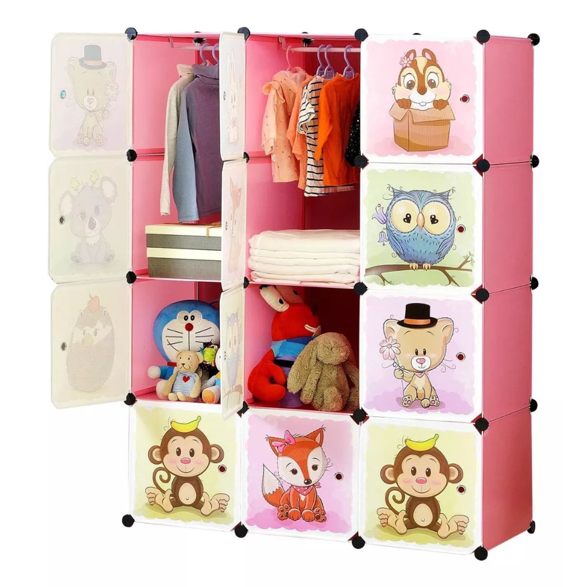 GENERICO - Armario Infantil Organizador De Ropa Extra Grande Zapatero