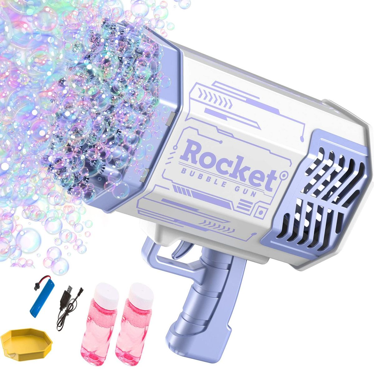 GENERICO - Lanzador De Burbujas Bubble Rocket Grande