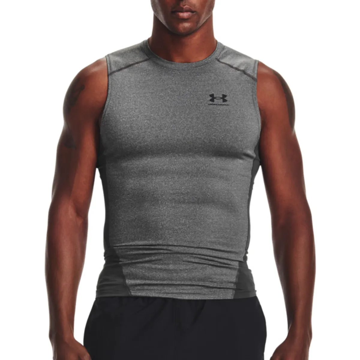 UNDER ARMOUR - Camiseta Hombre Under Armour HG ARMOUR COMP SL Gris UNDER ARMOUR
