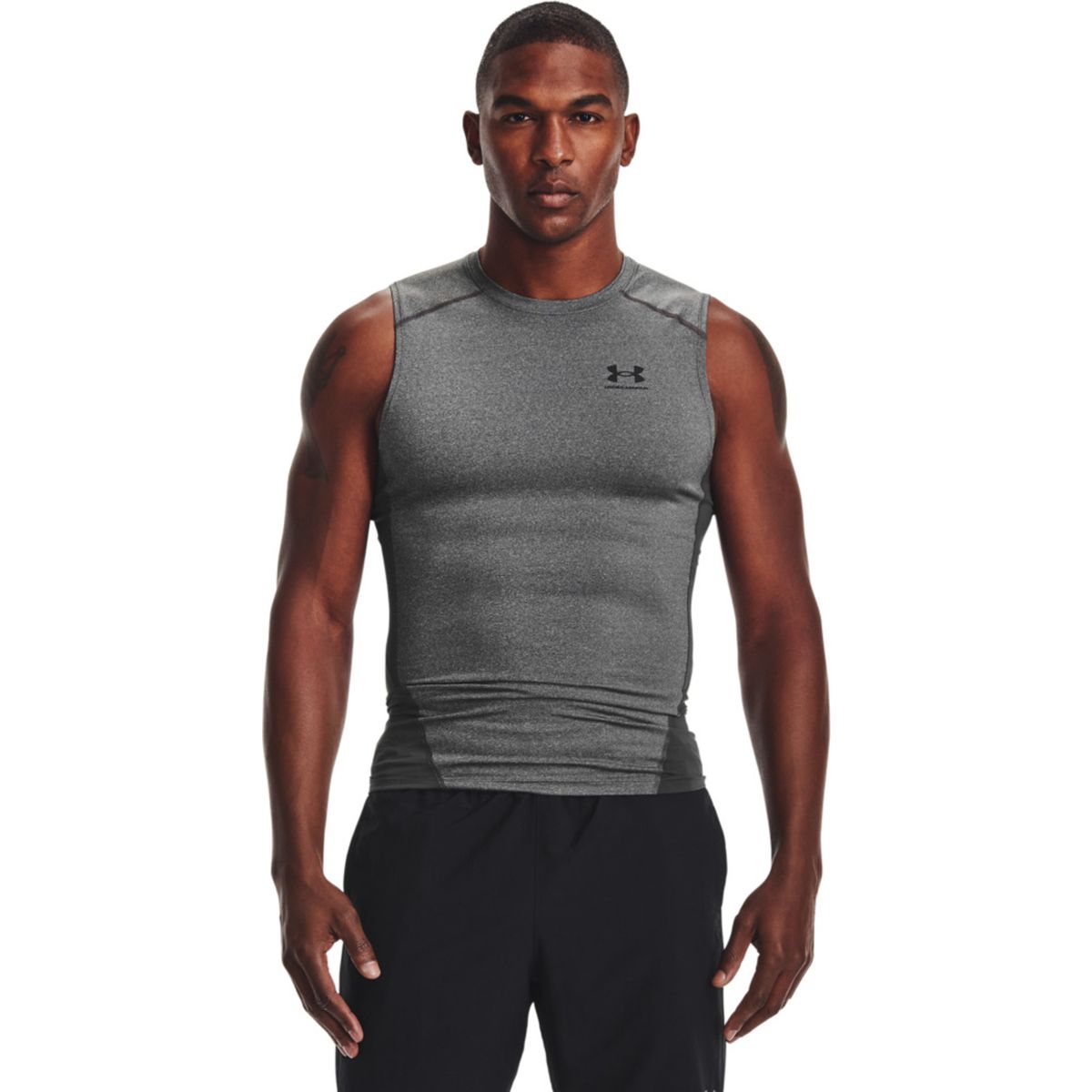 UNDER ARMOUR - Camiseta Hombre Under Armour HG ARMOUR COMP SL Gris UNDER ARMOUR