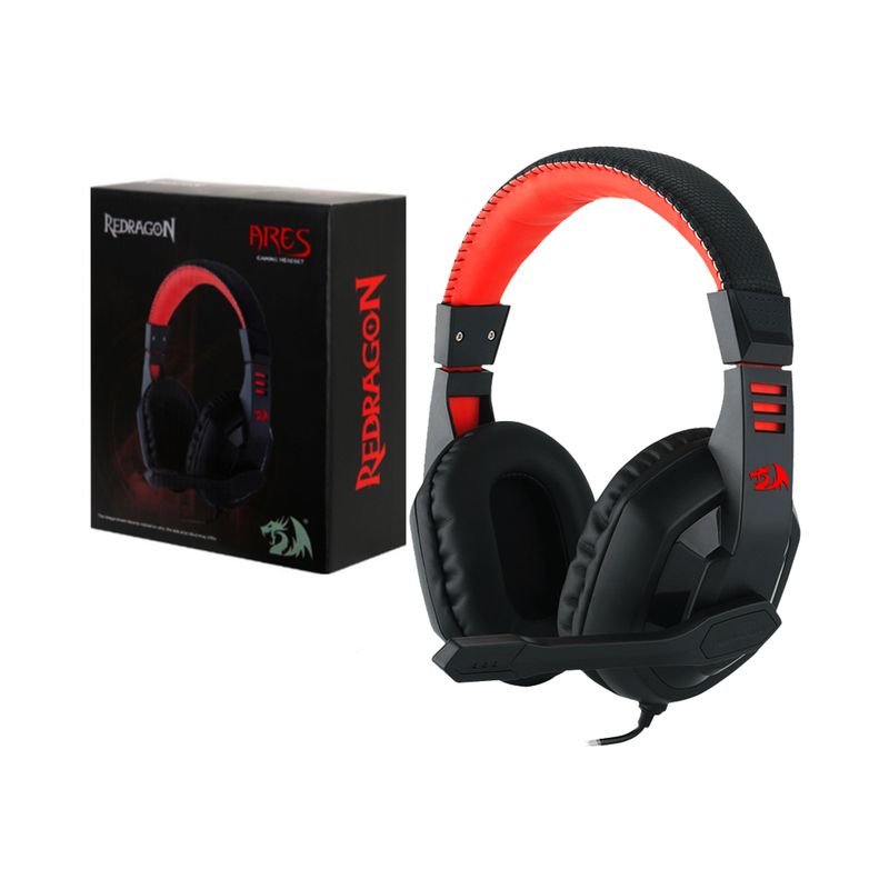 REDRAGON - Audífonos Diadema Gamer inalámbrica Redragon ARES H120
