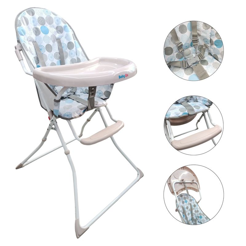 GENERICO - Silla Comedor Alimentación Bebe Niño Plegable Con Cinturón