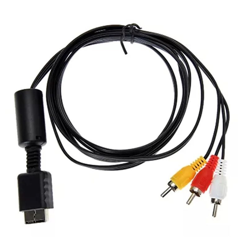 GENERICO - Cable Av Playstation Ps2 Audio Video Cable De 1.8 Mts.
