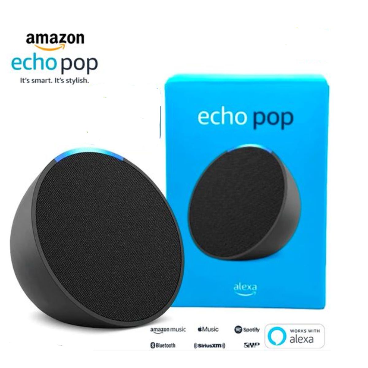 AMAZON - Amazon Echo pop  5thGen Con Alexa Última Versión Original