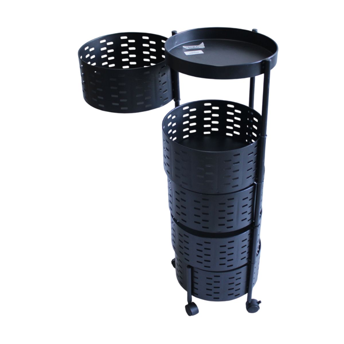 GENERICO - Organizador de  5 canastas en metalico desarmable