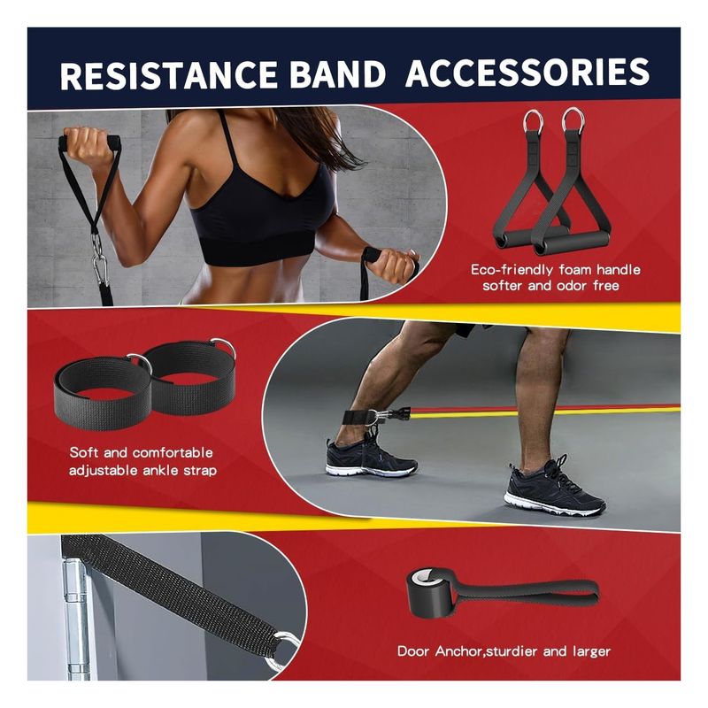 GENERICO - Juego De Bandas De Resistencia Set Para Entrenamiento Unisex