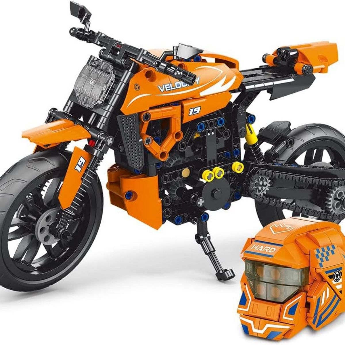GENERICO - Moto Deportiva Juguete Armables Armatodo Construcción Niños