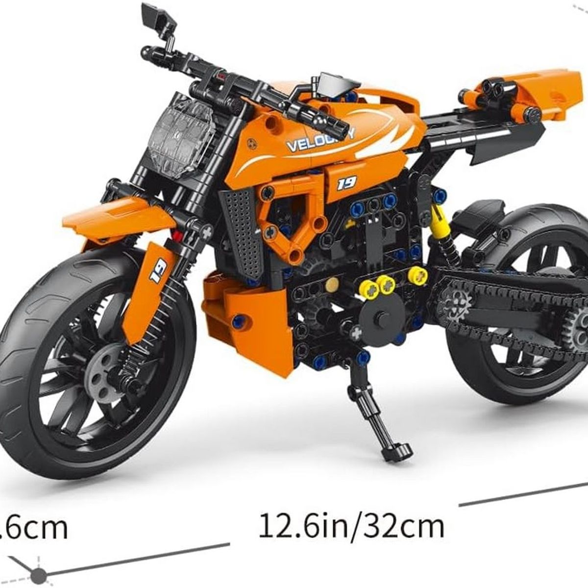GENERICO - Moto Deportiva Juguete Armables Armatodo Construcción Niños