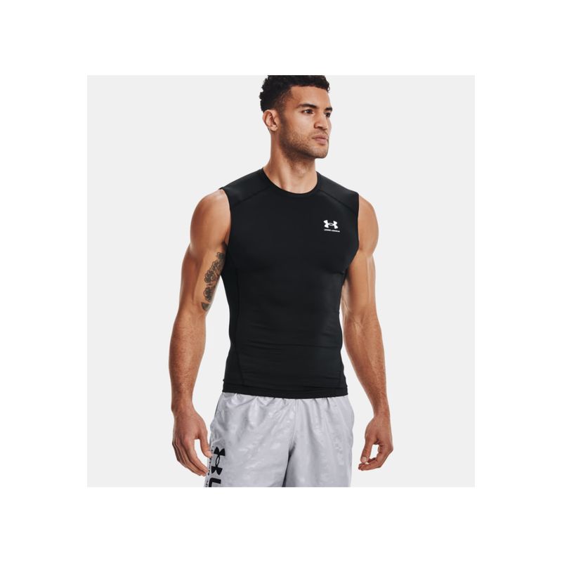 UNDER ARMOUR - Camiseta Hombre Under Armour HG ARMOUR COMP SL Negro UNDER ARMOUR