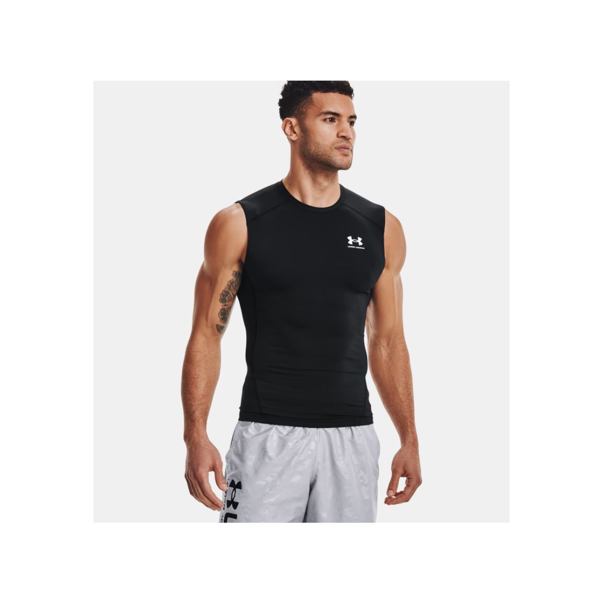 UNDER ARMOUR - Camiseta Hombre Under Armour HG ARMOUR COMP SL Negro UNDER ARMOUR