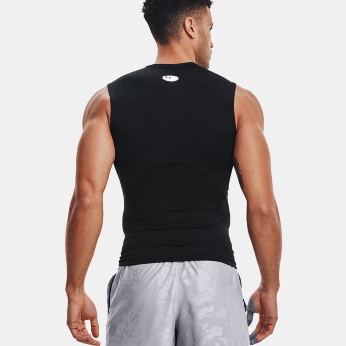 UNDER ARMOUR - Camiseta Hombre Under Armour HG ARMOUR COMP SL Negro UNDER ARMOUR