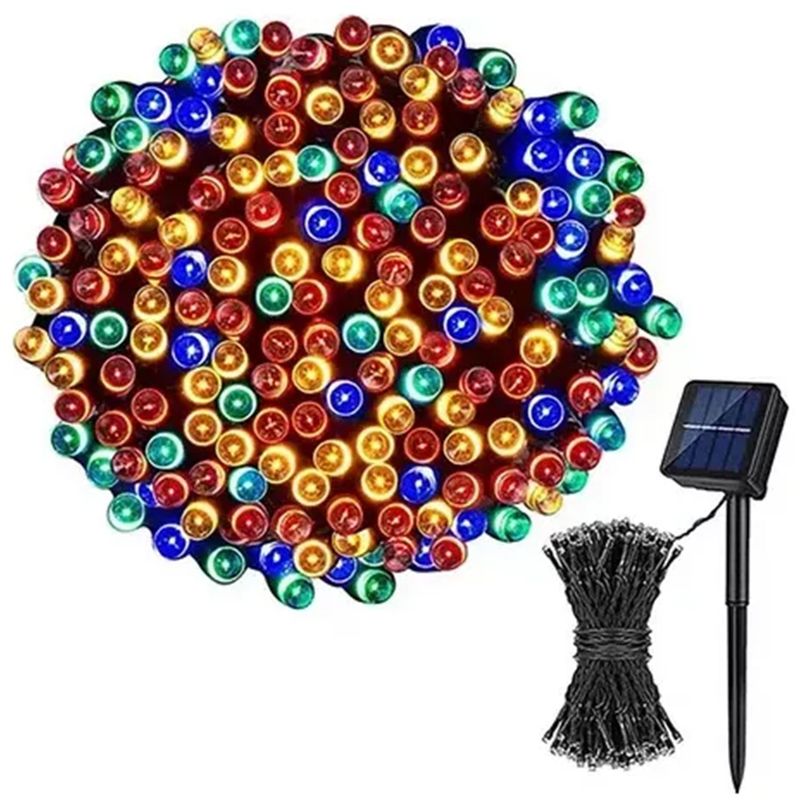 ONE PIXEL - Luz Guirnalda Cascada Led Solar Multifuncional Multicolor Navidad