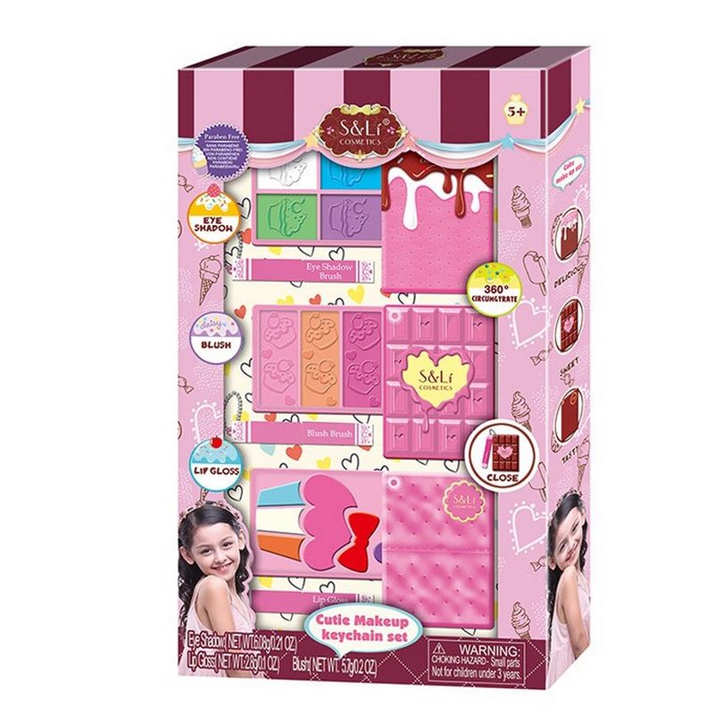 GENERICO - Kit De Maquillaje Set Para Niña Juguete Helado Colores