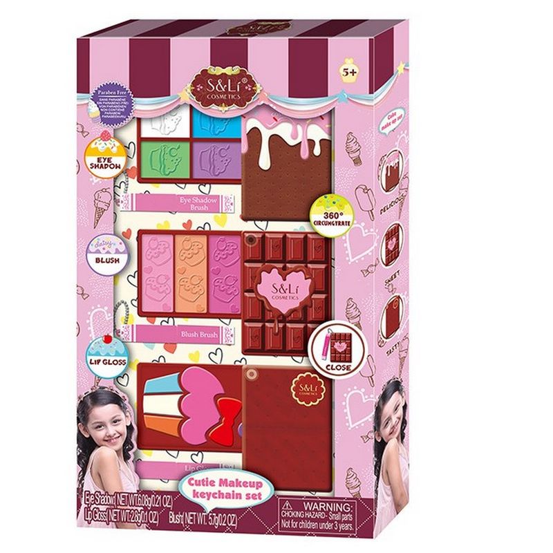 GENERICO - Kit De Maquillaje Set Para Niña Juguete Helado Colores