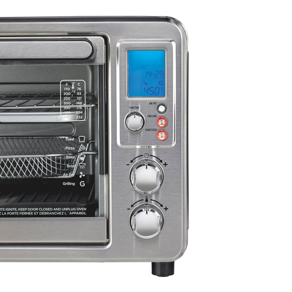 HAMILTON BEACH - Horno Asador con Freidor con Aire Hamilton Beach Sure-Crisp 31395