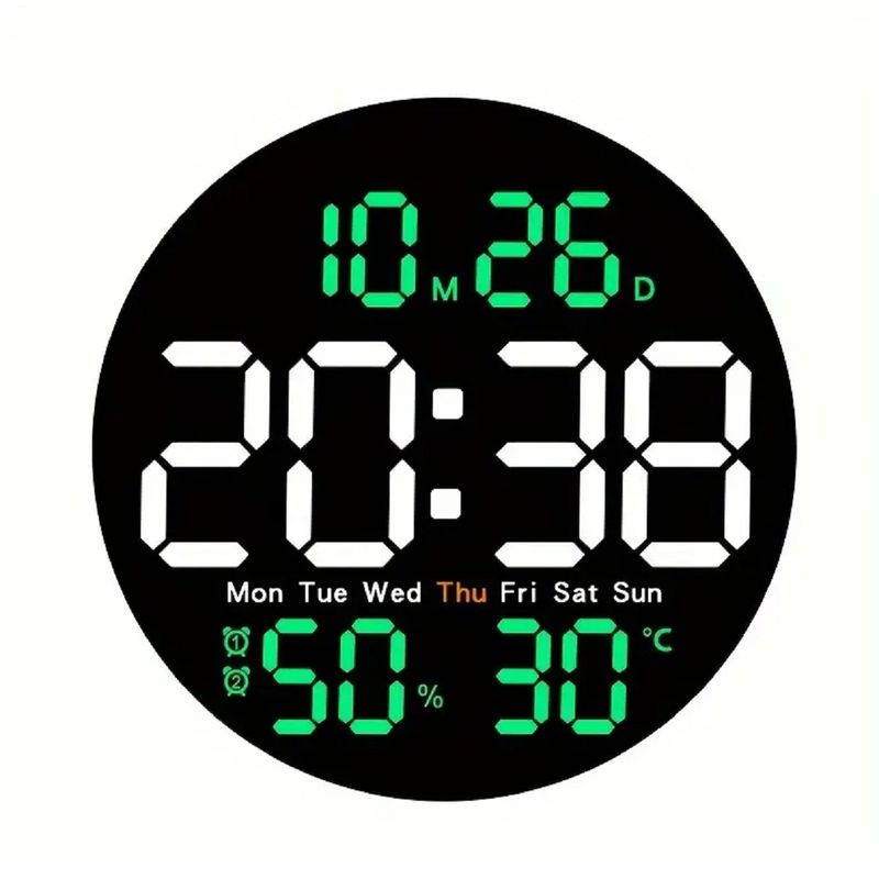 GENERICO - Reloj Alarma Digital Control Remoto