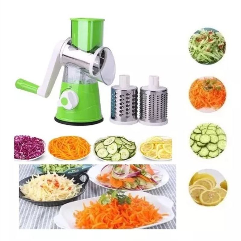 GENERICO - Molino Rayador Multiusos Picador De Verduras 3 En 1