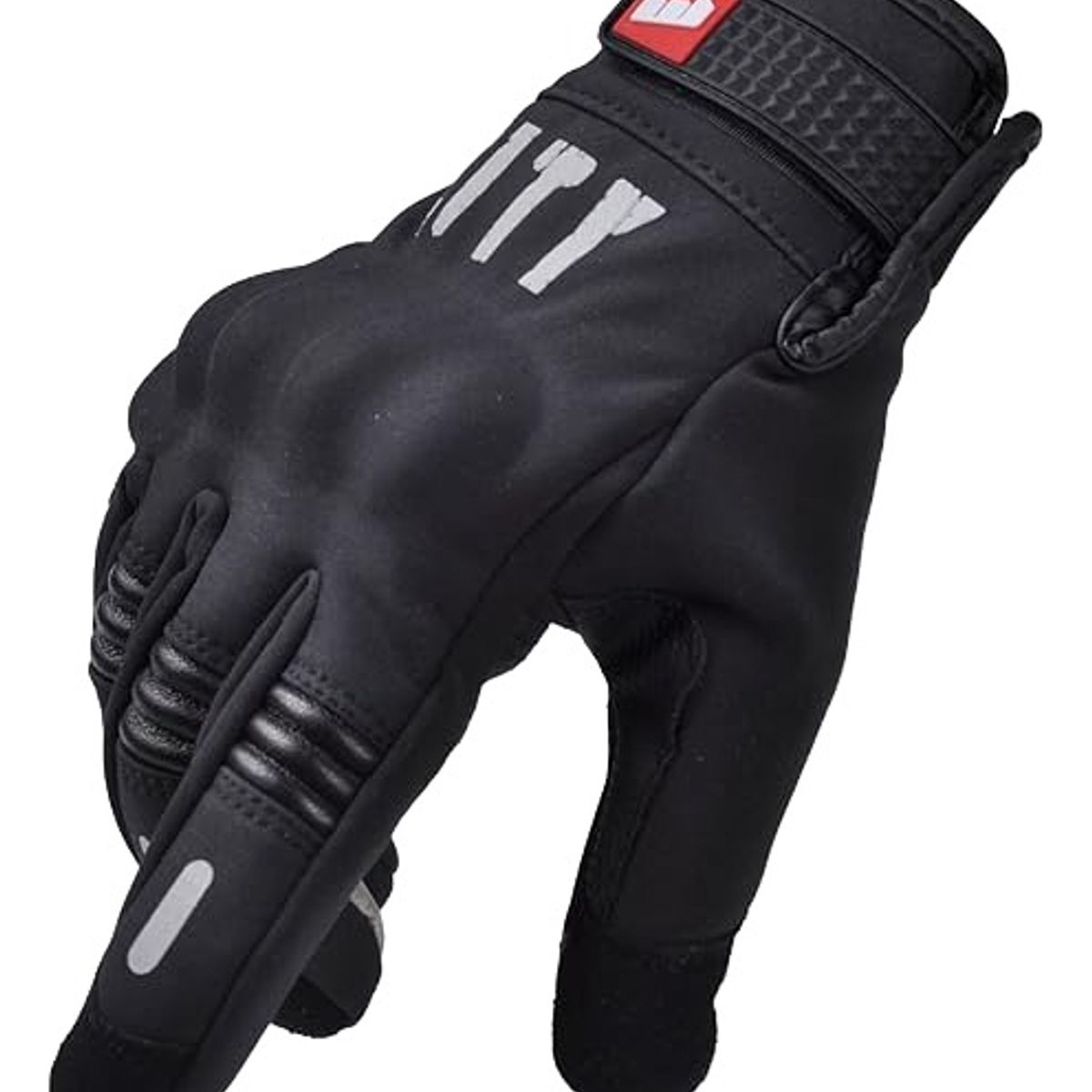 GENERICO - Guantes Moto Ciclista Térmicos Táctiles Protección Nudillos