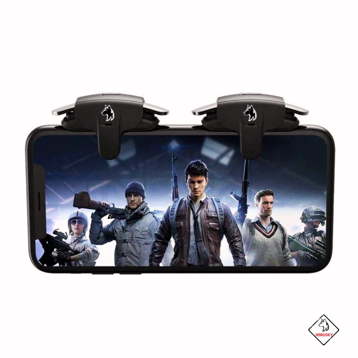 GENERICO - Gatillos Gamer Electrónicos Turbo Horusky Ky02+ Fundas Dedos