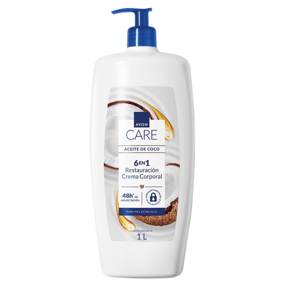 AVON - Avon Care 6 En 1 CremaCorporal Aceite De Coco - 1000 ml