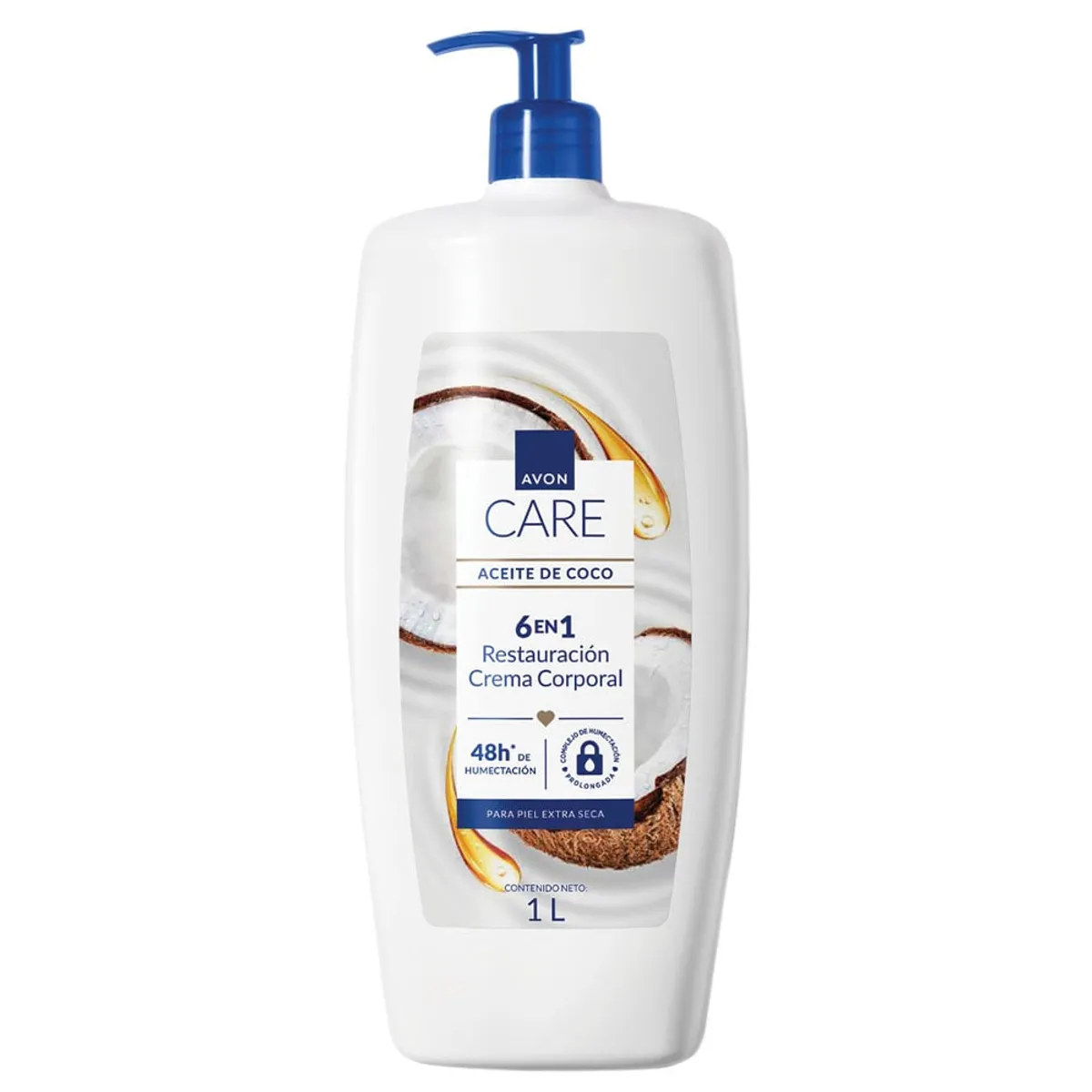 AVON - Avon Care 6 En 1 CremaCorporal Aceite De Coco - 1000 ml