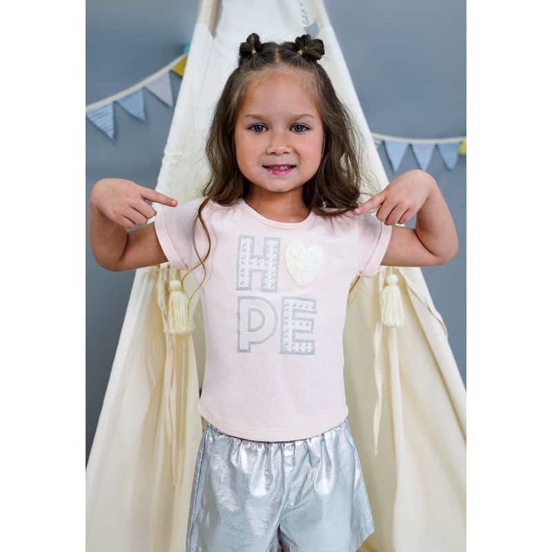 BABY PLANET - Camiseta Bebita Con Estampado  Baby Planet.-