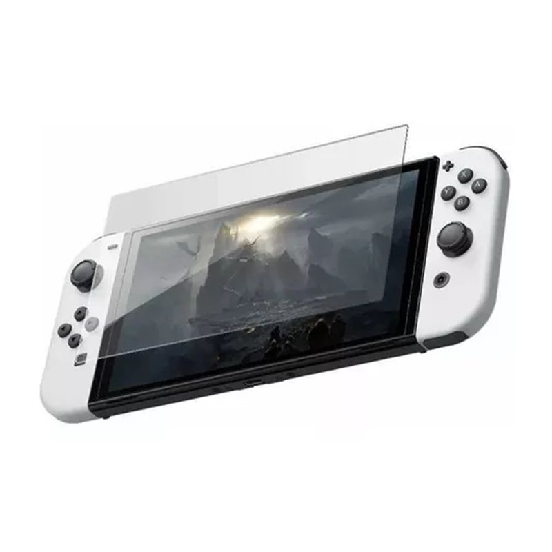 GENERICO - Vidrio Templado Protector Pantalla Nintendo Switch Oled.
