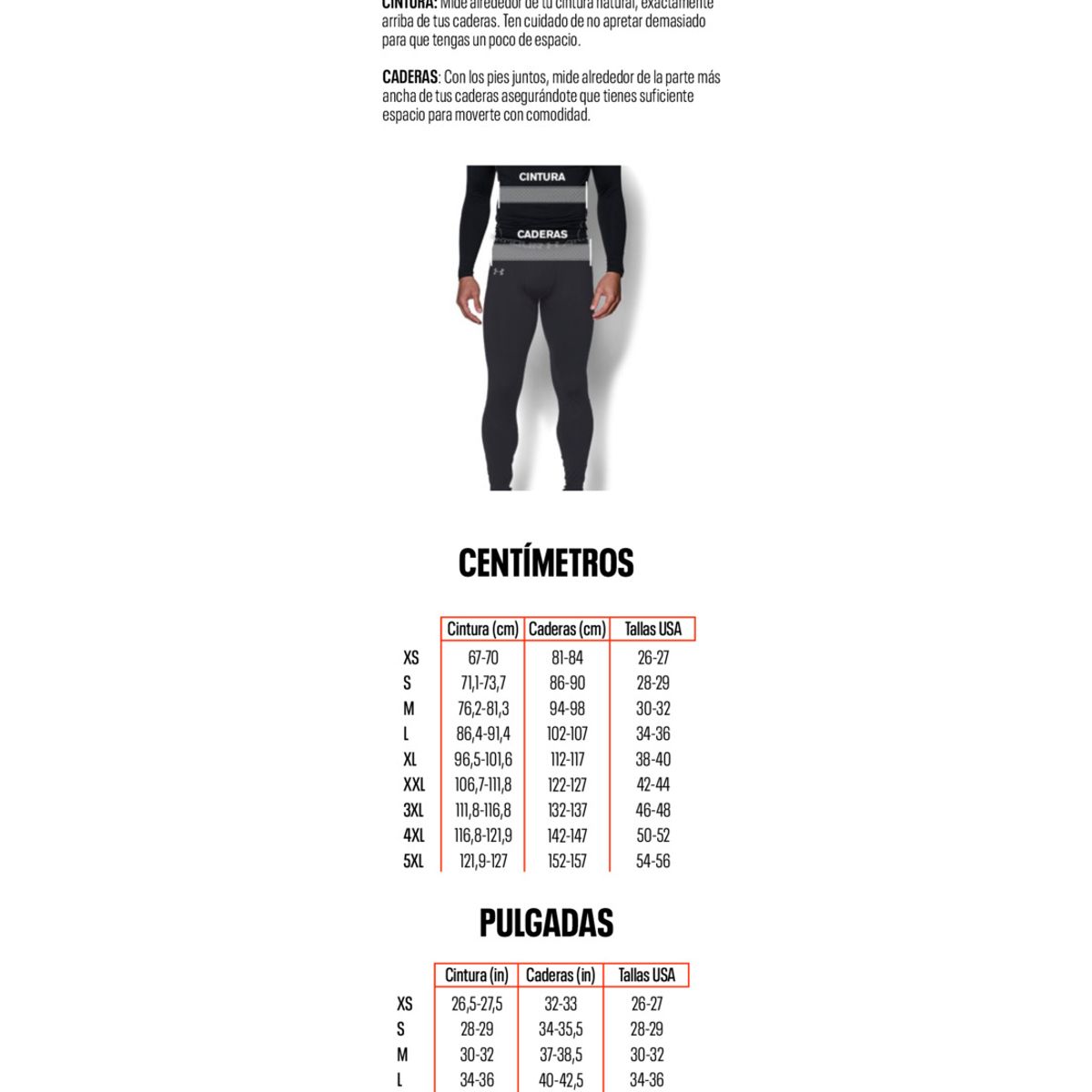 UNDER ARMOUR - Pantalón Hombre Under Armour CG ARMOUR LEGGING Negro UNDER ARMOUR