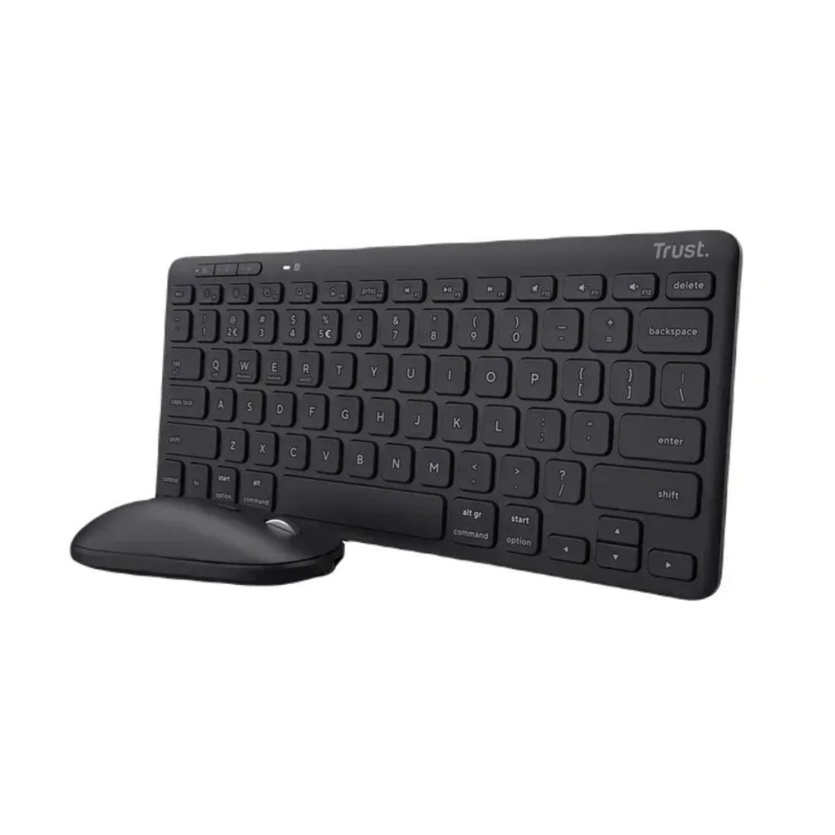 TRUST - Combo Inalambrico Lyra teclado y mouse multidispositivo Recargable