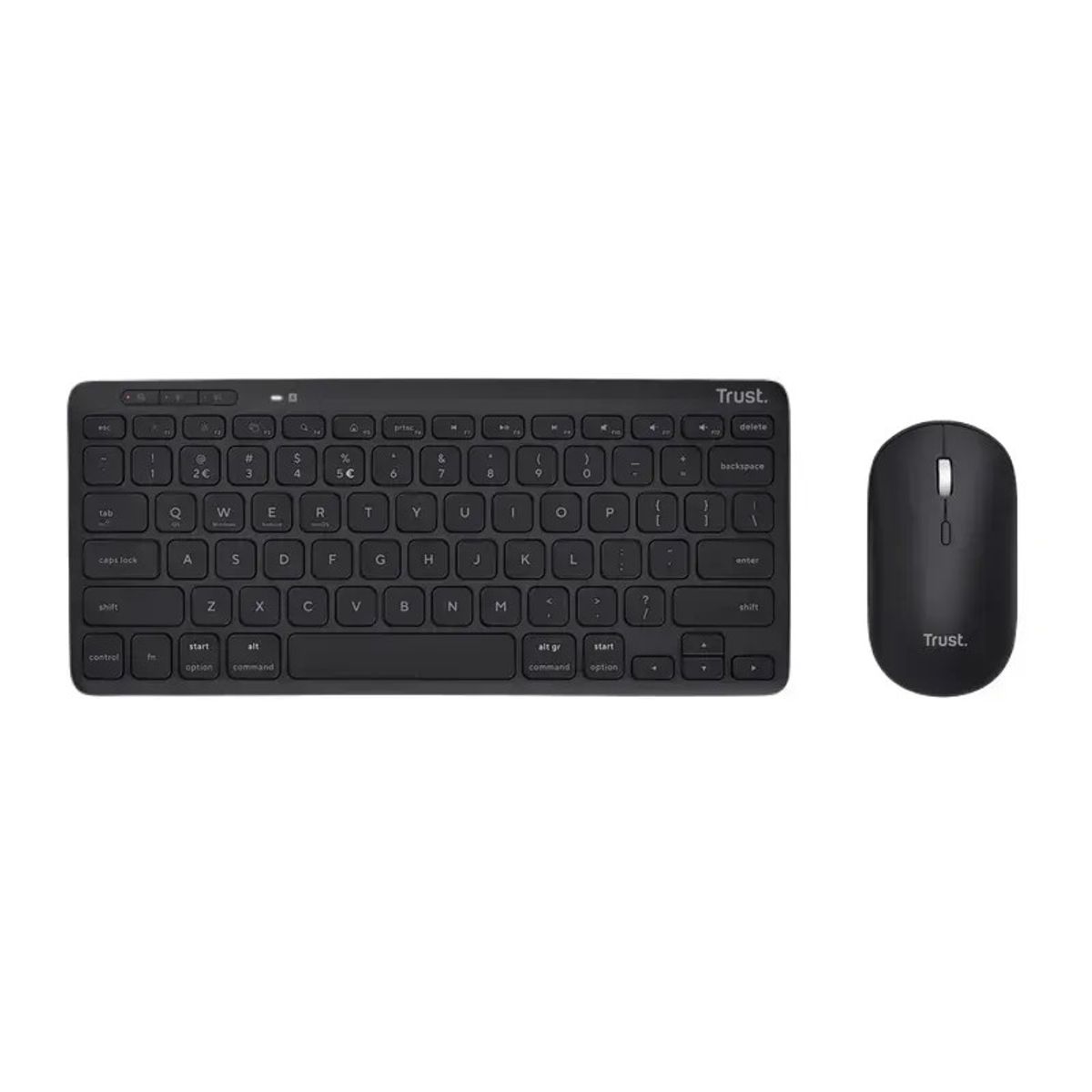 TRUST - Combo Inalambrico Lyra teclado y mouse multidispositivo Recargable