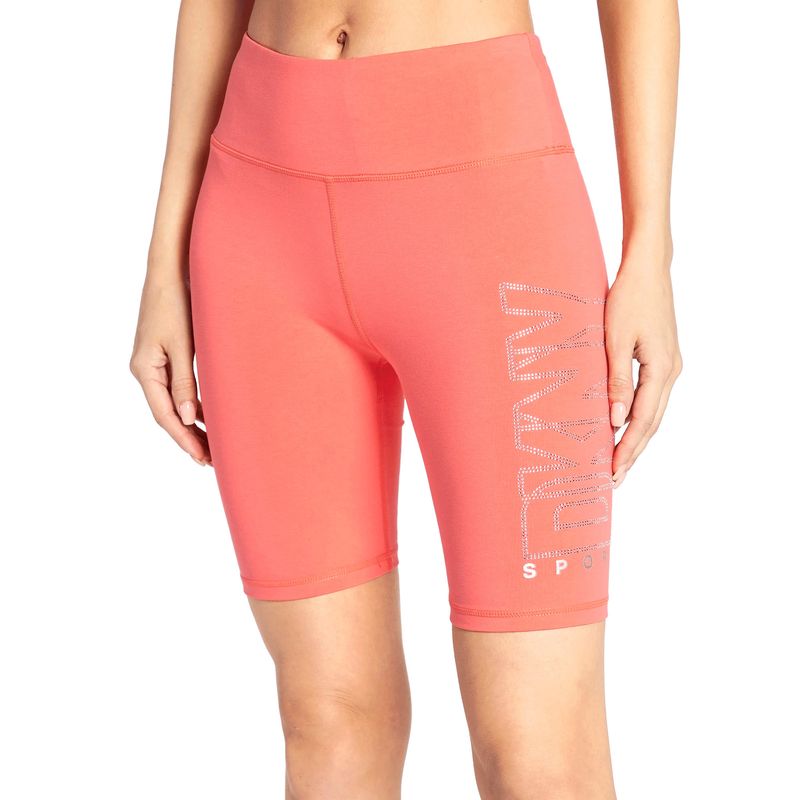 DKNY - Pantaloneta Dkny Para Mujer Cyo Rosa Deportiva y Fresca
