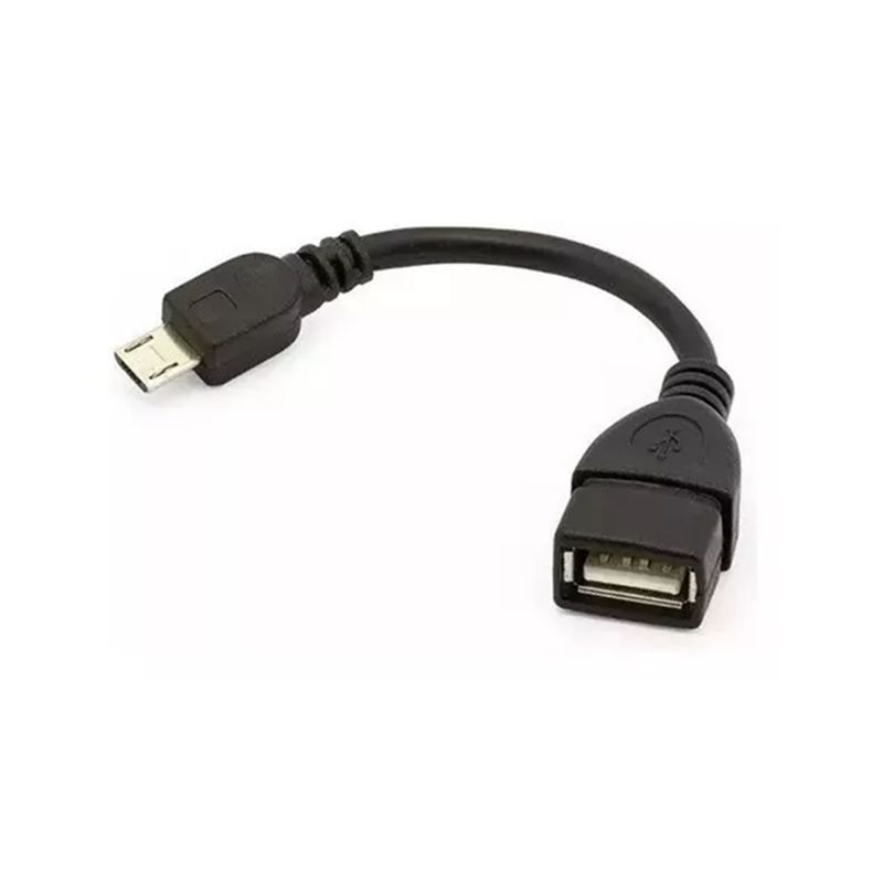 GENERICO - Convertidor Micro Usb Macho Con Usb Hembra Cable Adaptado
