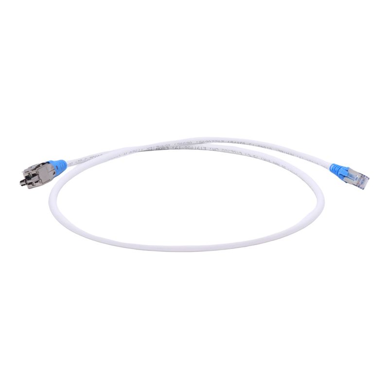 SIEMON - Patch Cord F/UTP Siemon T4A-S02M-B06L Marfil con Azul 2m
