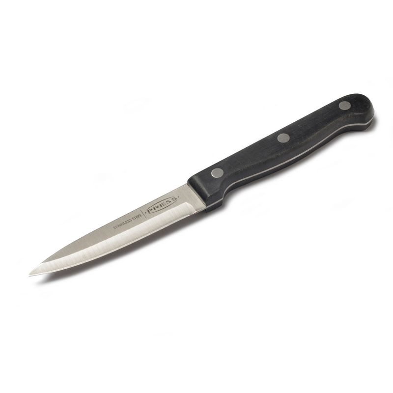 PRESS - Cuchillo De Cocina Para Legumbres 8.5 Cm Acero Inox PRESS 76931 Negro