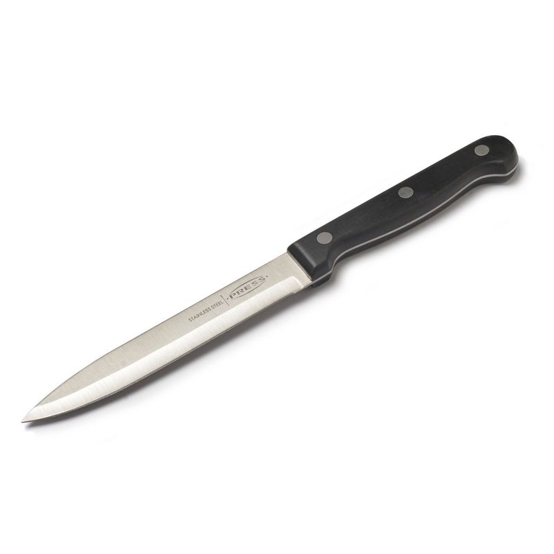 PRESS - Cuchillo De Cocina Para Vegetales 12.5 Cm Acero Inox PRESS 76932 Negro