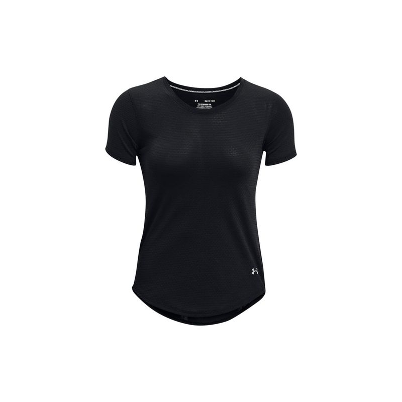 UNDER ARMOUR - Camiseta Mujer Under Armour STREAKER SS-BLK Negro UNDER ARMOUR