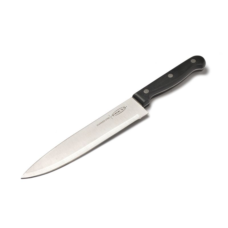 PRESS - Cuchillo De Cocina Para Chef 20 Cm Acero Inoxidable PRESS 76934 Negro
