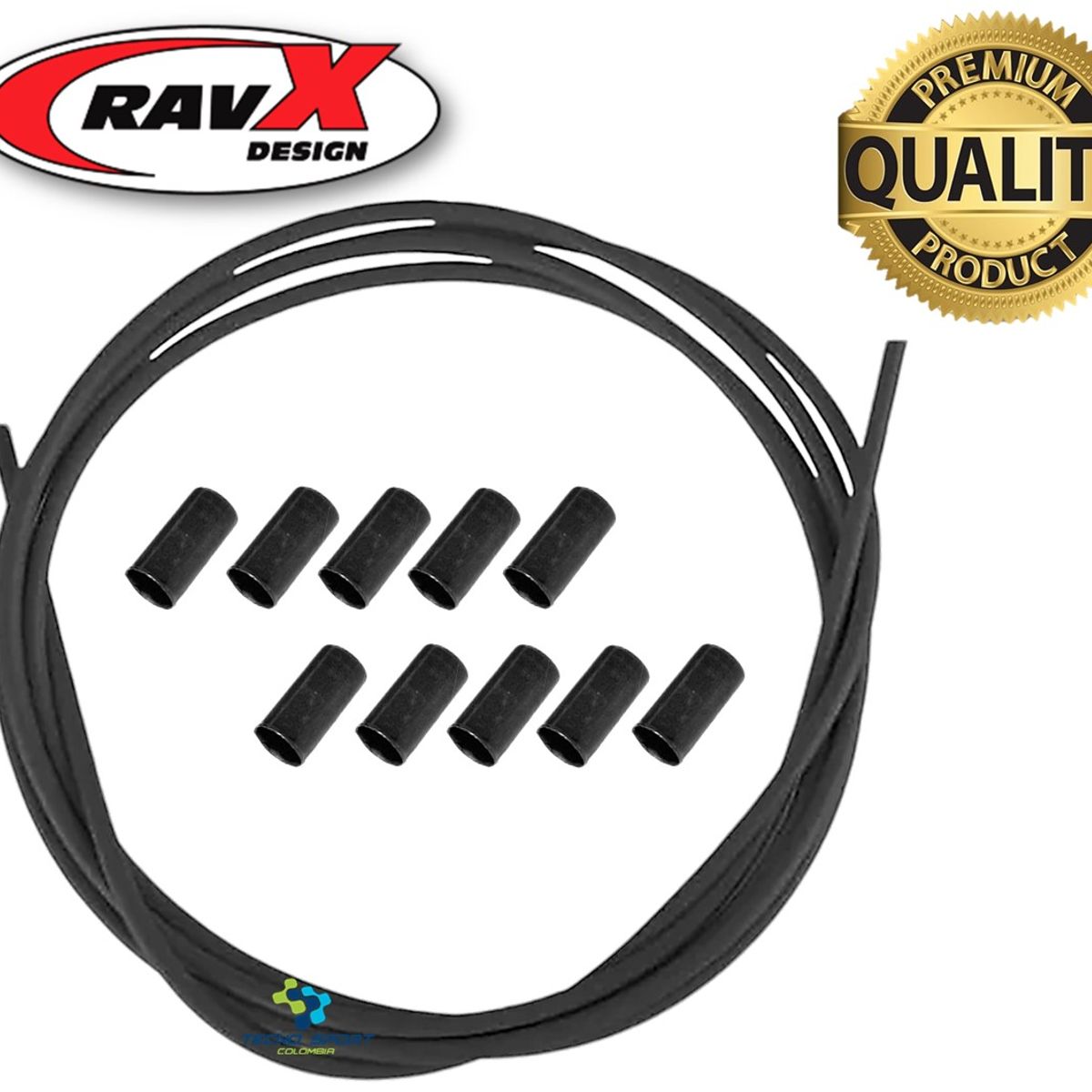 GENERICO - Guaya + Funda Freno Ravx Kit Forro Bicicleta Mtb Bmx