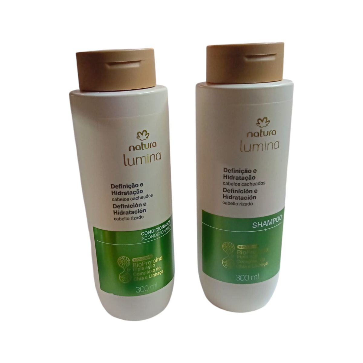 NATURA - KIT X 2 SHAMPOO + ACONDICIONADOR LUMINA CABELLOS RIZADOS