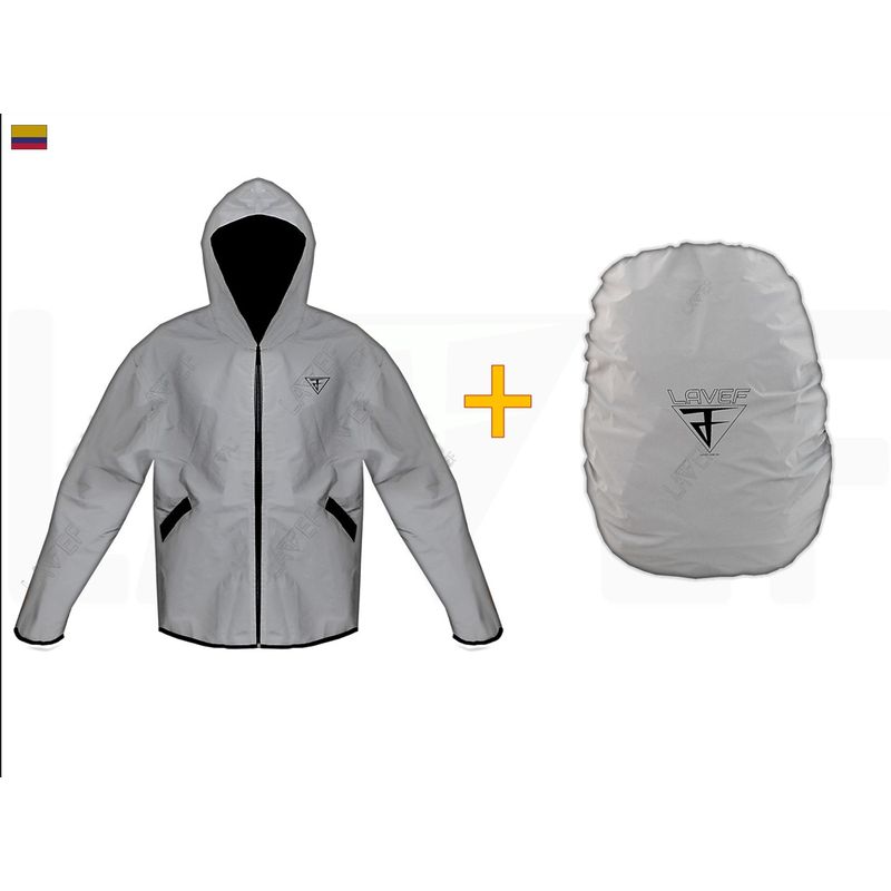 LAVEF - CHAQUETA REFLECTIVA + FORRO PARA MALETIN 100 REFLECTIVO