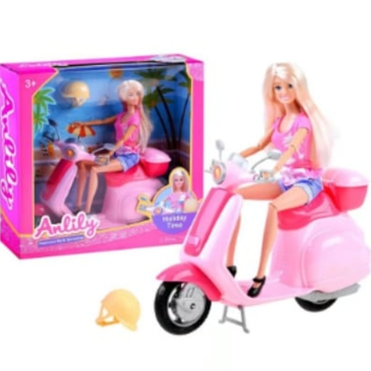 GENERICO - MUÑECA JUGUETE MOTO 9904