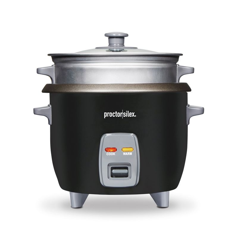 PROCTOR SILEX - Olla Arrocera y Vaporera Proctor Silex 37510 Negra