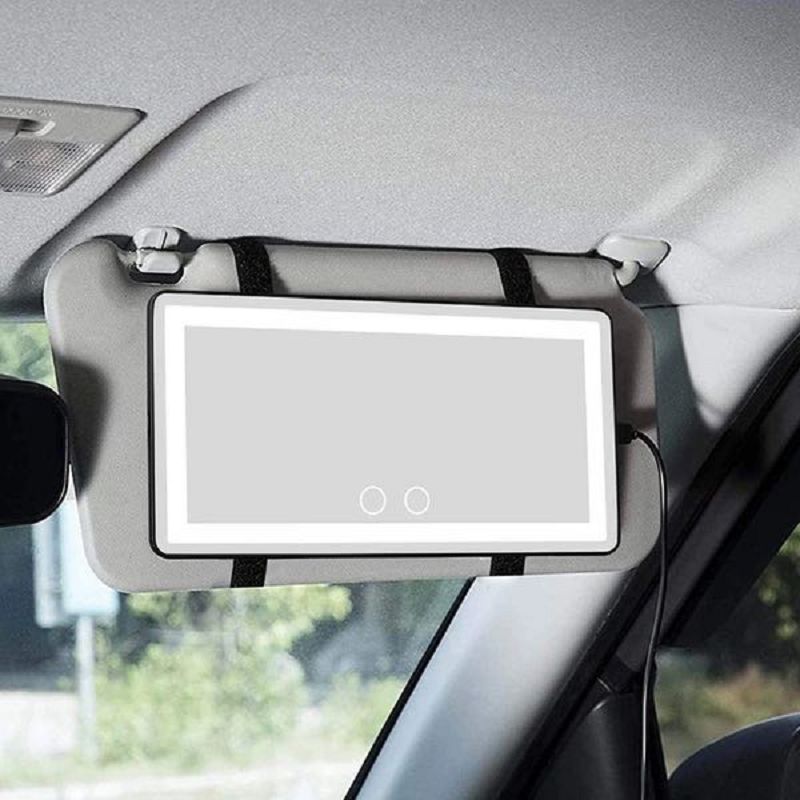 GENERAL - Espejo Tocador Con Luz Led Para Carro