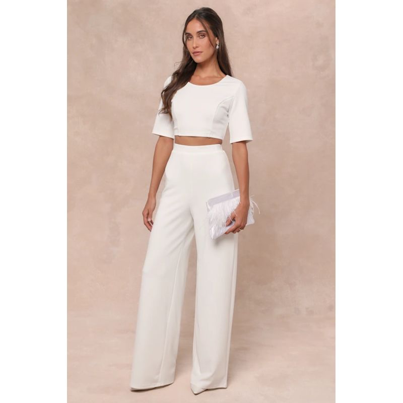 NEGRELI - CONJUNTO DE DAMA CASUAL BLUSA Y PANTALON REF-4062