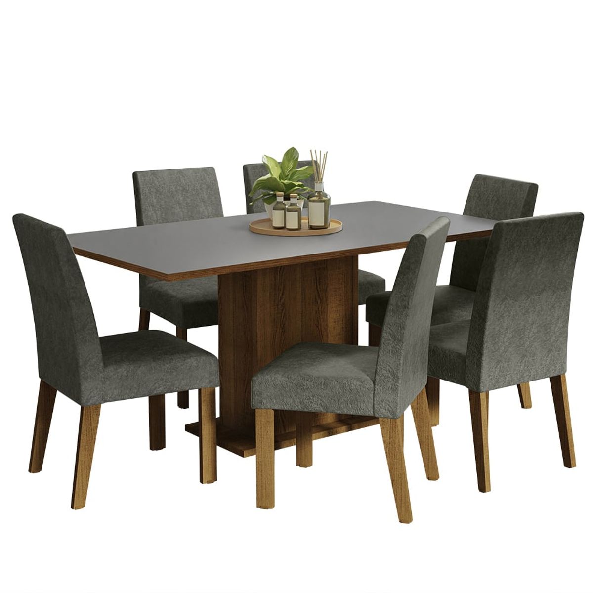 MADESA - Juego de Comedor Renata con 6 Sillas