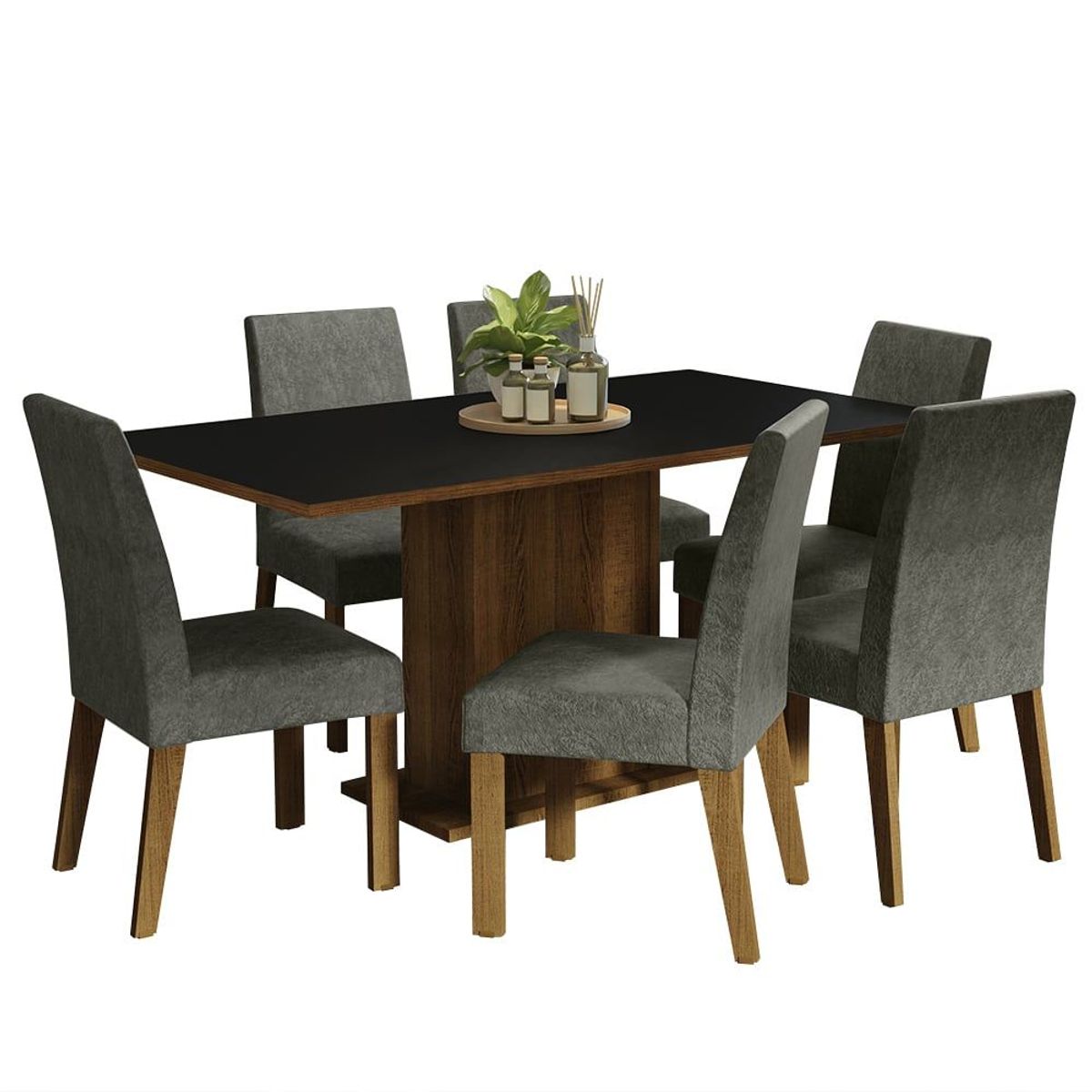 MADESA - Juego de Comedor Renata con 6 Sillas