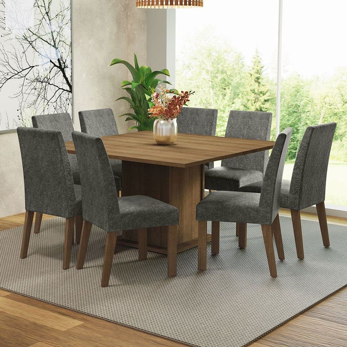 MADESA - Juego de Comedor Doris con 8 Sillas