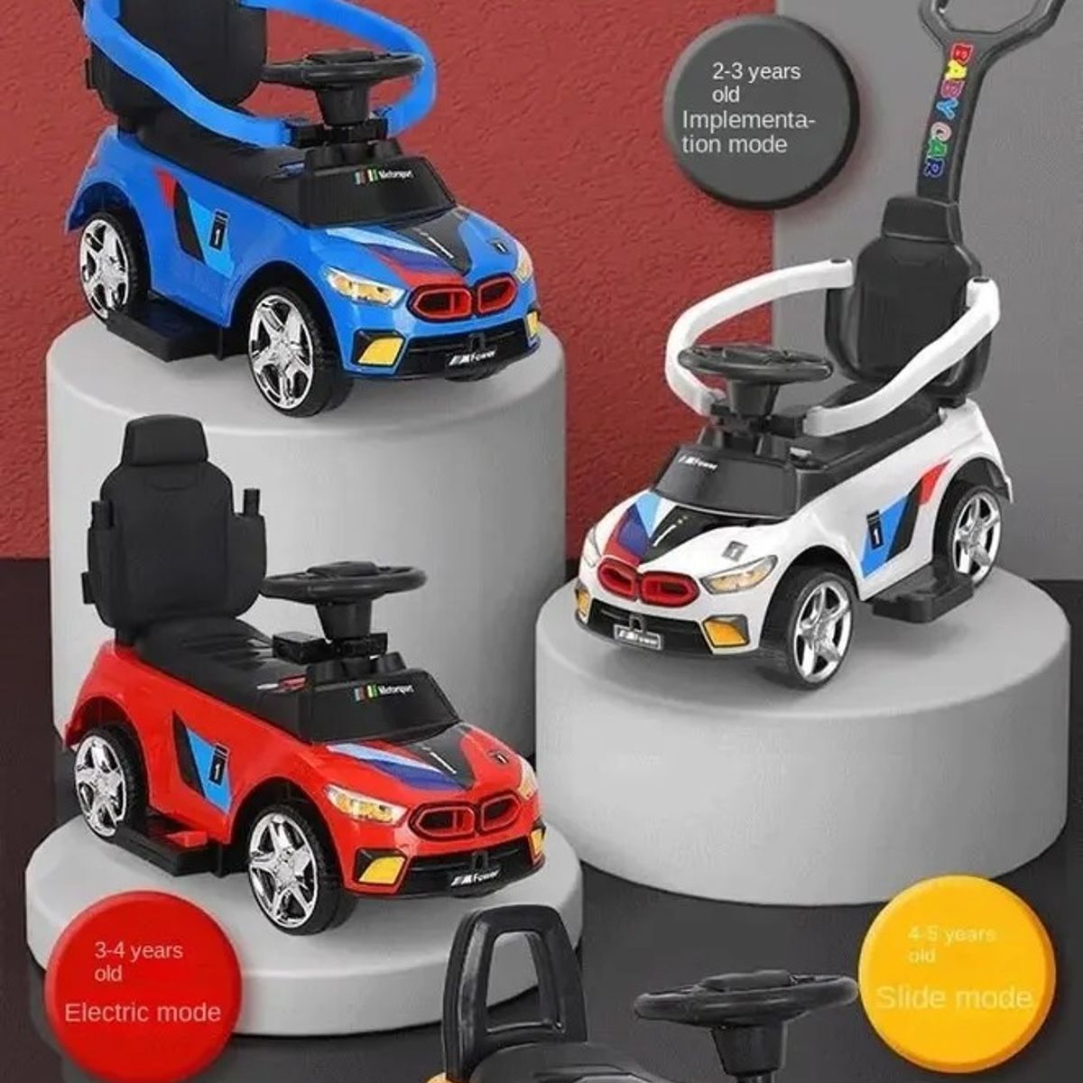 KIDSHOP - Carro Montables Paseador Niños Sonidos Carpa 3261 Blanco