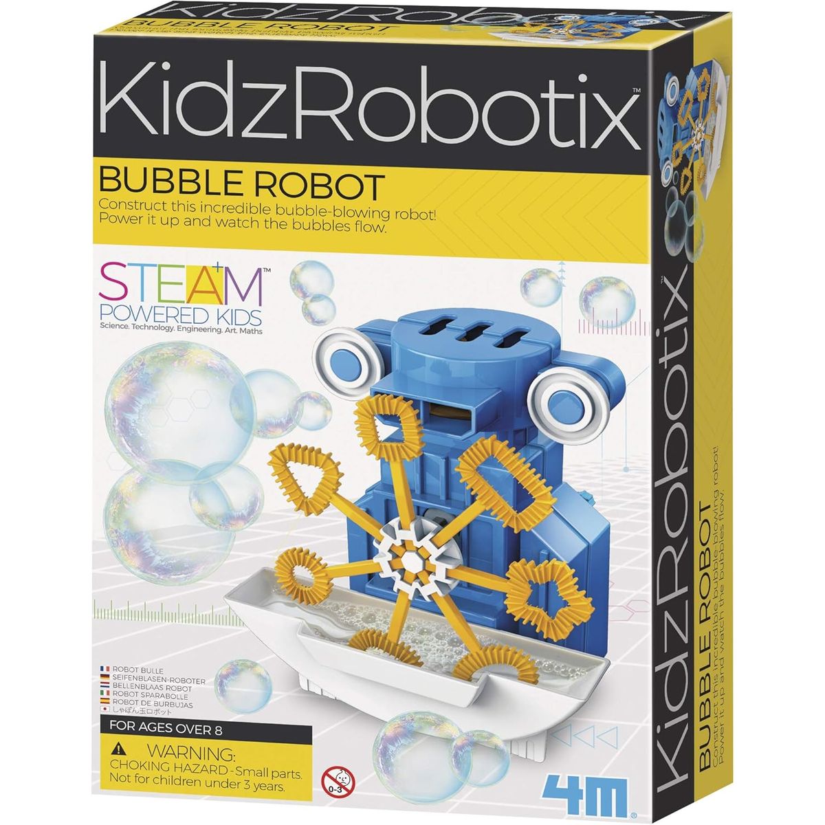 4M - ROBOT DE BURBUJAS - JUGUETE EDUCATIVO STEM 4M